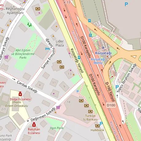 Sürmen OSGB ofisinin haritadaki yeri: Kozyatağı Mah. Değirmen Sok. Duranbey İş Merkezi No:13 D:10 Kadıköy/İstanbul